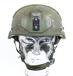 Armorsource A200 helm met camo zeldzaam en Camfit kinriem - maat M/L - gedragen  - origineel