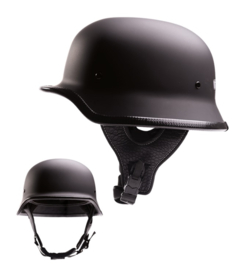 Duitse brommer helm WO2 model  BLACK