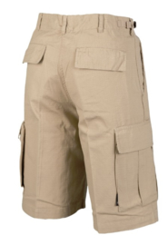 US BERMUDA COTTON PREWASH - KHAKI