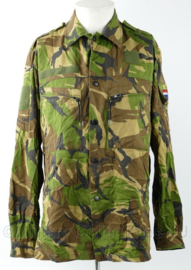 KL Nederlandse leger woodland ZOMER uniform basis jas - meerdere maten - gedragen - origineel