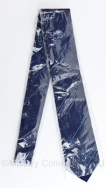 Stropdas vermoedelijk Gemeentepolitie - donkerblauw met licht blauwe strepen - nieuw in de verpakking - origineel