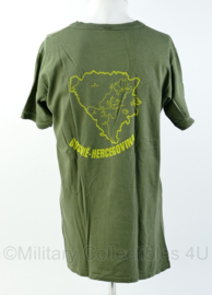 KL Nederlandse leger  1 (NL/BE) VN LOG/TBAT BUSOVACA / SANTICI shirt - gedragen - maat 7 = XXL - origineel