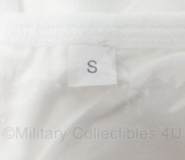 Defensie t-shirt wit - 97% Organic Cotton, 3% Elastane - maker KPU Bedrijf - maat Small - nieuw in verpakking - origineel