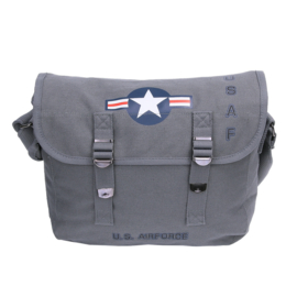 USAF Air Force pukkel met opdruk - GRIJS - 32 x 12 x 24 cm