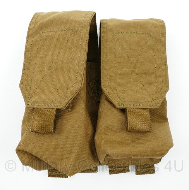 Warrior Assault Systems Coyote Double M4/C7/C8 mag pouch MOLLE  - origineel