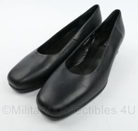 KL Nederlandse leger schoen zwart schoen vrouw pump zwart - rubberen zool - merk Picardi - maat 8,5M = 42,5M - licht gedragen - origineel
