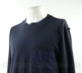 Donkerblauwe brandweer sweater - maat Small en Large - origineel
