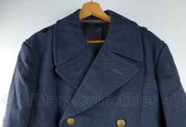 BW Bundeswehr vintage blauwe wollen mantel 1962 - maat 166-96 - gedragen - origineel