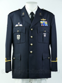 Zeldzaam korps mariniers Barathea uniform met zeer veel insignes  Maat 43-4 blouse, jas 54k - origineel