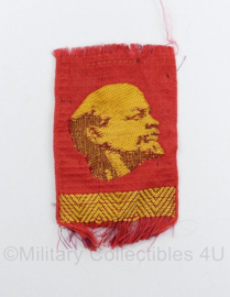 Russisch USSR Lenin embleem stof - 8 x 5 cm - origineel
