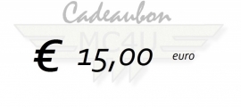 MC4U kadobon - t.w.v. € 15,00 euro