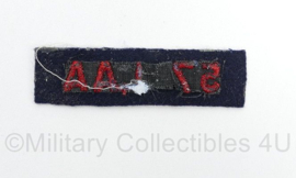 Canadese leger 57 LAA 57 Light Anti Aircraft shoulder title - 7,5 x 2 cm - origineel