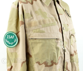 Korps Mariniers desert camo basis jas - met ISAF en TFU BG10 Patch - maat 8000/9500 - origineel