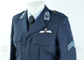 KL luchtmacht DT uniform set met trui, overhemd en stropdas met MA kraakspiegel en parawing - maat 48 - Origineel