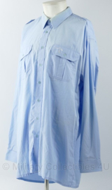 Gevangenigbewaarder overhemd lichtblauw lange  mouw  - maat 46 - origineel