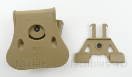 IMI Defense double mag pouch coyote met dubbele bevestiging- 11 x 5 x 11 cm - origineel