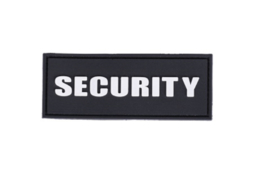 Embleem Security - met klittenband - 3D PVC - 8,6 x 3,3 cm