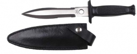 Boot knife / Combat knife met lederen schede