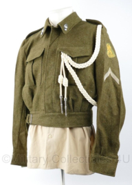 Kmar marechaussee 1961 uniform jasje met nestel - Eerste Divisie 7 december -  maat 51 - origineel