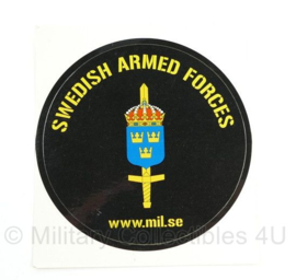 Swedish Armed Forces sticker - 10 x 9 cm. - origineel
