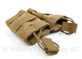 Nederlands leger en Korps Mariniers TT Tasmanian Tiger 112SGL Mag Pouch M4 Double Mag Coyote  - 13,5 x 14,5 x 4 cm - nieuw - origineel