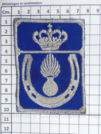 Embleem KMAR bereden Brigade - 9,5 x 7 cm -  origineel