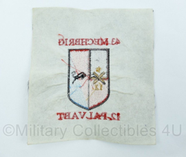 Nederlands Leger - proefmodel embleem 43 gemechaniseerde brigade  - 12 palvabt origineel