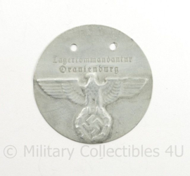 WO2 Duitse zegel Lagerkommandantur Oranienburg - diameter 4 cm