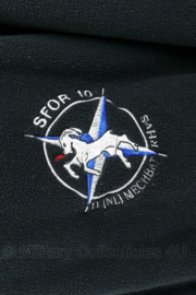 Zwart Fleece Jas KL Sfor10. 11 NL Mechbat RHvs Tankbataljon  - maat Extra Large -  origineel