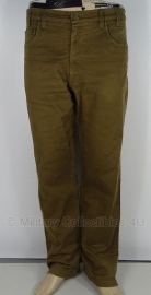 Polizei - sportieve broek (spijkerstof) - bruin - origineel - 84 cm. buikomtrek