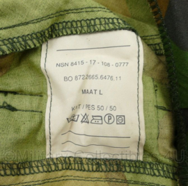 Defensie M92 M95 helmovertrek Jungle camo voor composiet helm - maat Large  - licht gedragen  - origineel