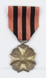 Belgische burgerlijke ereteken medaille  - zilver - origineel