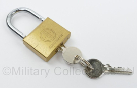 KL Nederlandse leger Euro Safety PSU hangslot met 2 sleutels - origineel