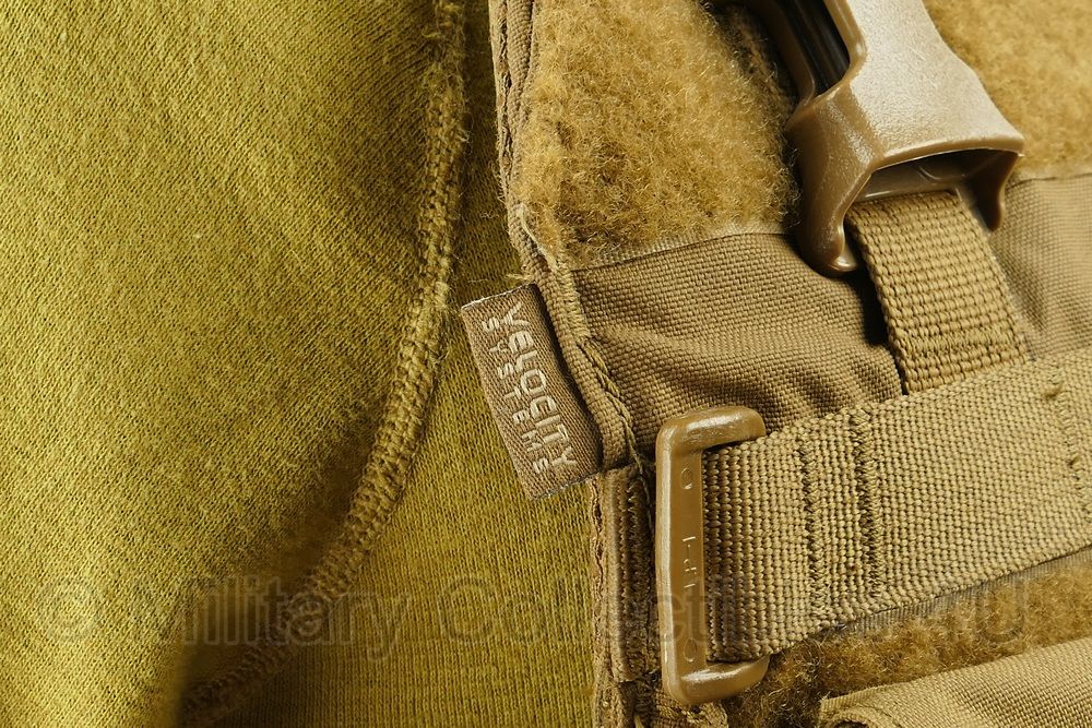 Velocity Systems SC10 Tactical Vest Coyote - SCARAB LE Front - SCARAB LT Back - CBN3 - Front Flap - maat Large - licht gebruikt - origineel