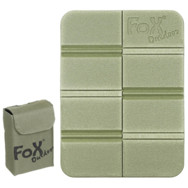Opvouwbaar thermo kussen met MOLLE tas  - GROEN