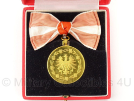 Oostenrijkse Bijzondere verdienste medaille goud für verdienste um die republik österreich- met doosje - origineel