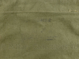 MVO groene katoenen tas met koord 1955 - ONGEBRUIKT - met originele MVO stempel - 29 x 17,5 cm - origineel