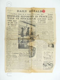 Daily Herald krant - 1 May 1945 - origineel