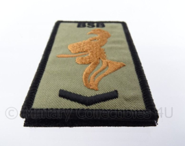 Nederlands Brigade Speciale Beveiligingsopdrachten (BSB) embleem met klittenband - 5 x 8,5 cm