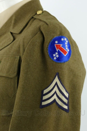 WO2 US Army Pacific Sergeant Class A jacket maart 1942 - maat 36R = NL maat 46 regular - origineel