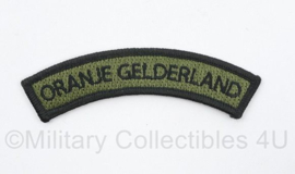 Defensie Regiment Oranje Gelderland straatnaam - 9 x 2,5 cm - origineel