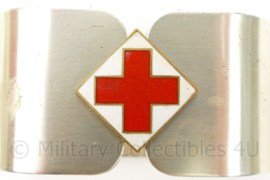 Vintage servethouder van de geneeskundige dienst, mogelijk Rode Kruis - 6 x 3 x 3 cm - origineel