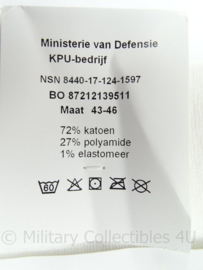 KL Landmacht en KM Marine sok DT wit 72% katoen - nieuw in verpakking - maat 43/46 - origineel