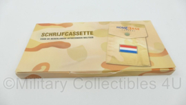 Defensie schrijfcassette voor de Nederlandse Uitgezonden Militair Homebase Support Afghanistan - origineel