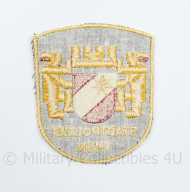 Zwitsers embleem Stadpolizei Thun embleem - 9 x 7,5 cm - origineel