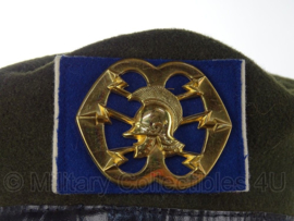 KL Nederlandse leger baret met Verbindingsdienst insigne - maat 60 - origineel