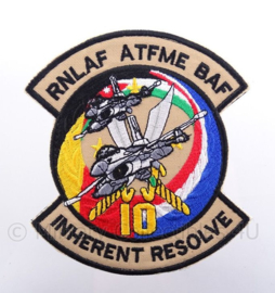 KLu Koninklijke Luchtmacht RNLAF/BAF embleem "Inherent Resolve" - met klittenband -12 x 13,5