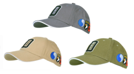 Baseball cap - D day uitvoering - met patches van alle divisies - Green, Khaki of Wolf grey