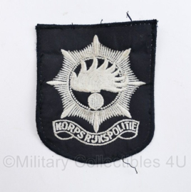 Korps Rijkspolitie mouwembleem jaren 80 - 10 x 8 cm - origineel
