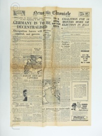 News Chronicle krant - May 21, 1945 - origineel